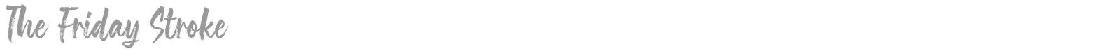 The Friday Stroke font preview